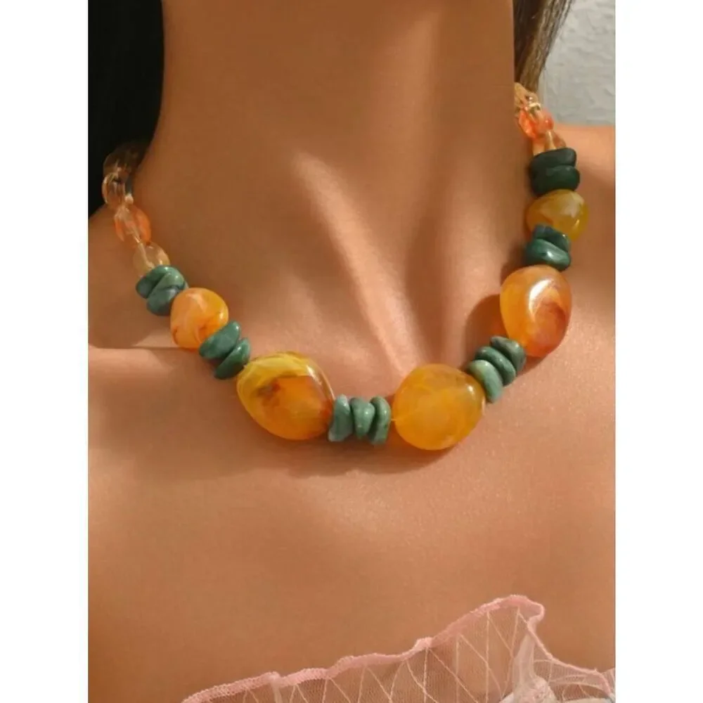 Anthropologie striking amber